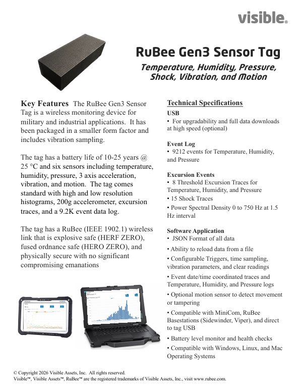 TSS-A704 Gen3 SuperSensor datasheet cover